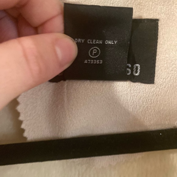 Dennis by Dennis Basso 1X light tan coat with faux fur inside faux suede 1X - Picture 14 of 15